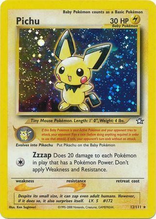 Pokémon Carta Pokémon Pichu 12/111 product image